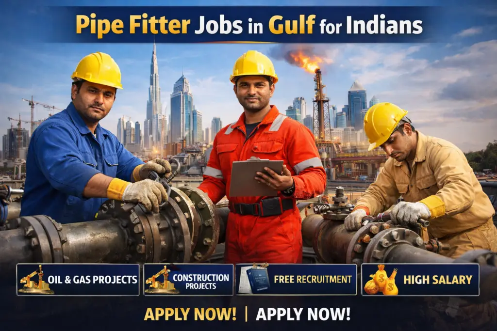 Pipe Fitter Jobs in Gulf for Indians